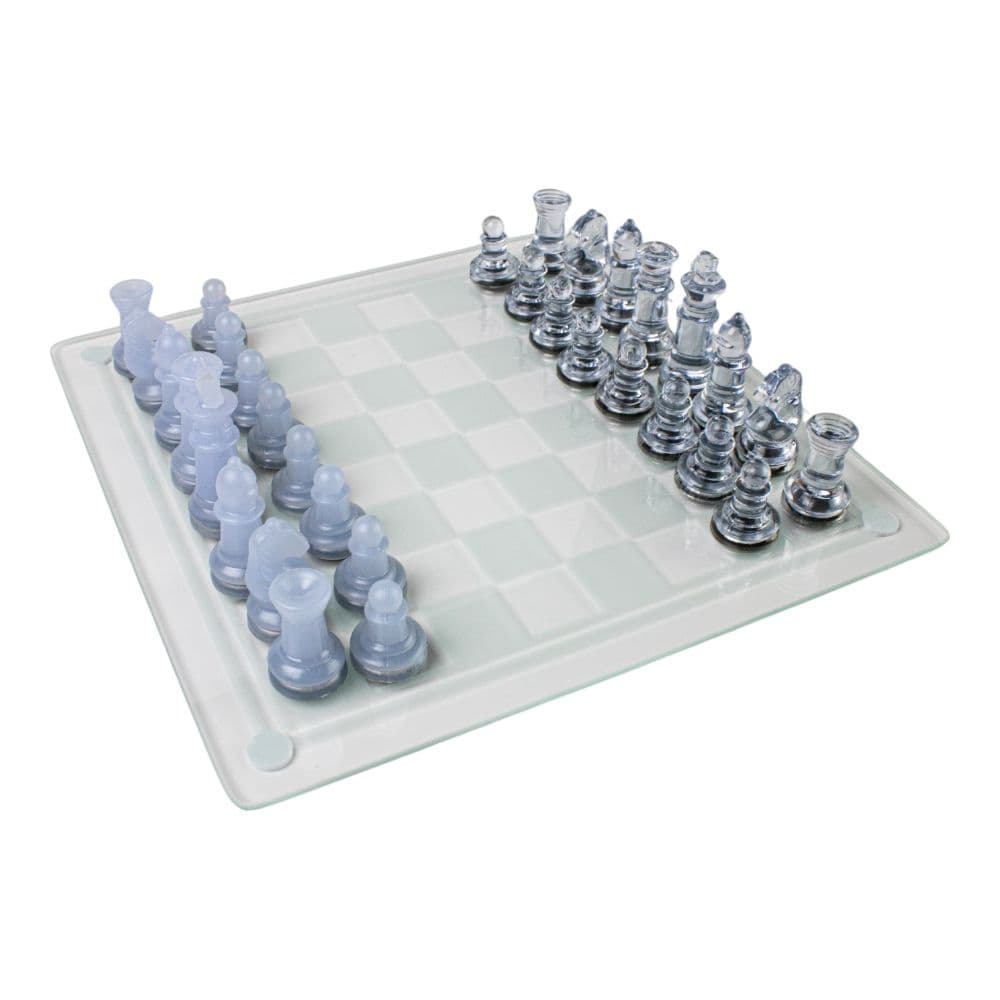 Plastic Chess Set with Glass Chessboard Third Alternate Image