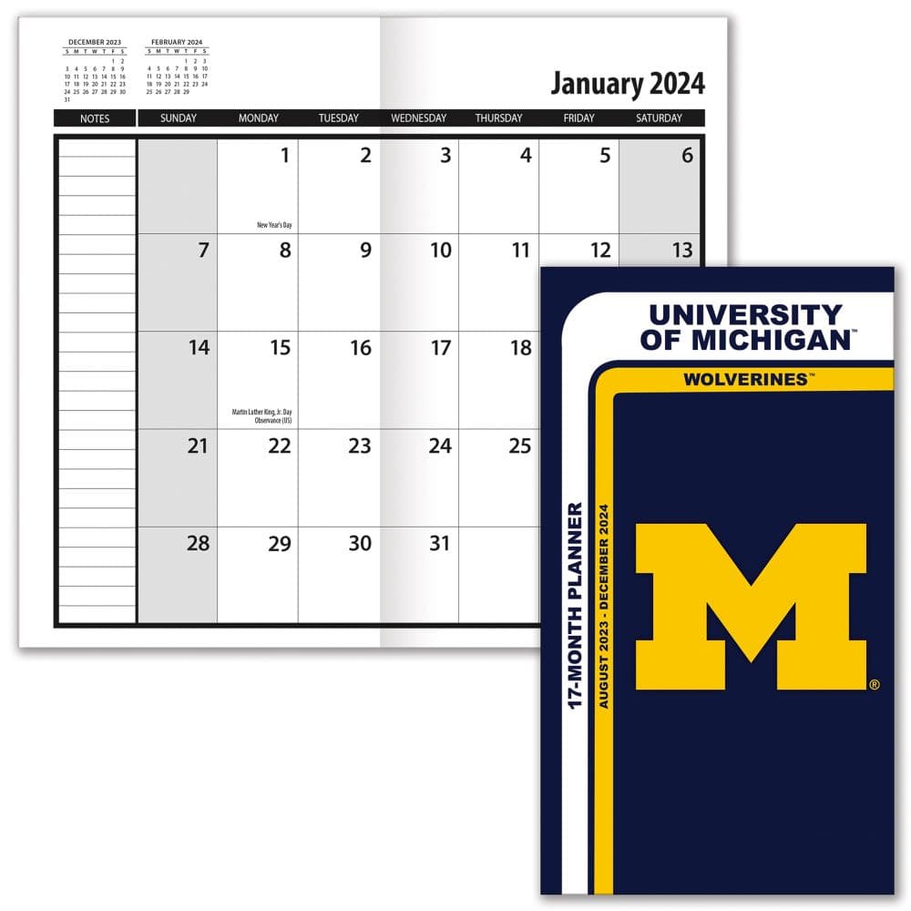 Michigan Wolverines Pocket 2024 Planner