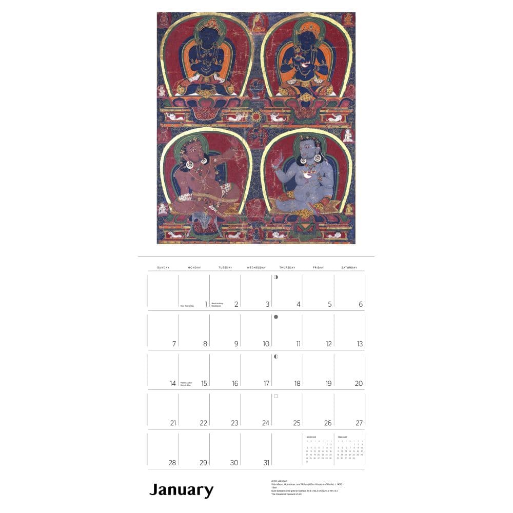 Buddhist Mandalas 2024 Wall Calendar