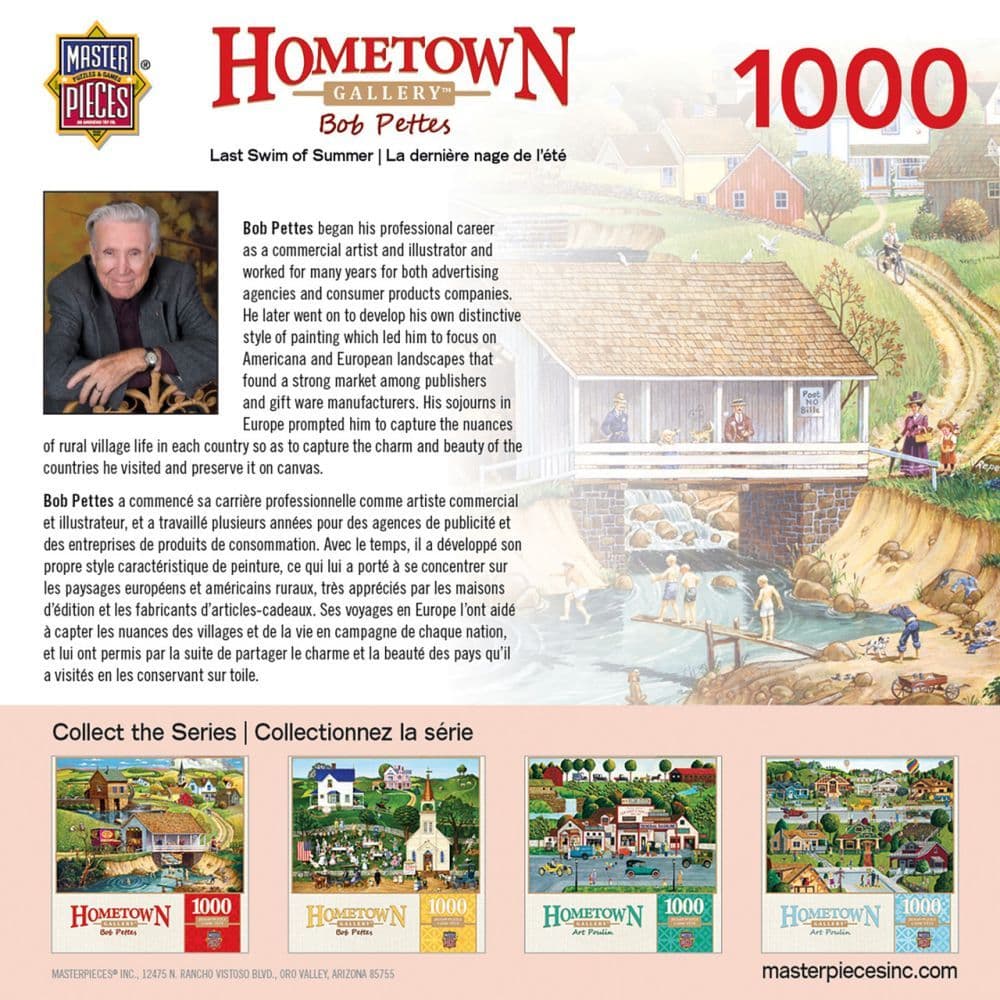 Hometown Last Swim of Summer 1000 Piece Puzzle Alternate Image 2