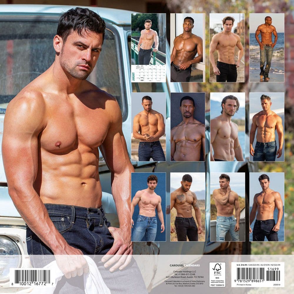 Dream Guys 2025 Wall Calendar First Alternate Image width="1000" height="1000"