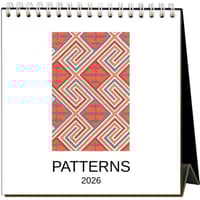image Patterns 2026 Easel Desk Calendar