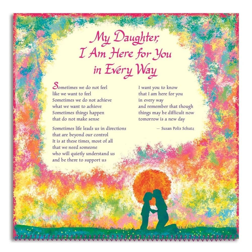 My Daughter I Couldn't Be More Proud Of You 2026 Wall Calendar Sixth Alternate Image