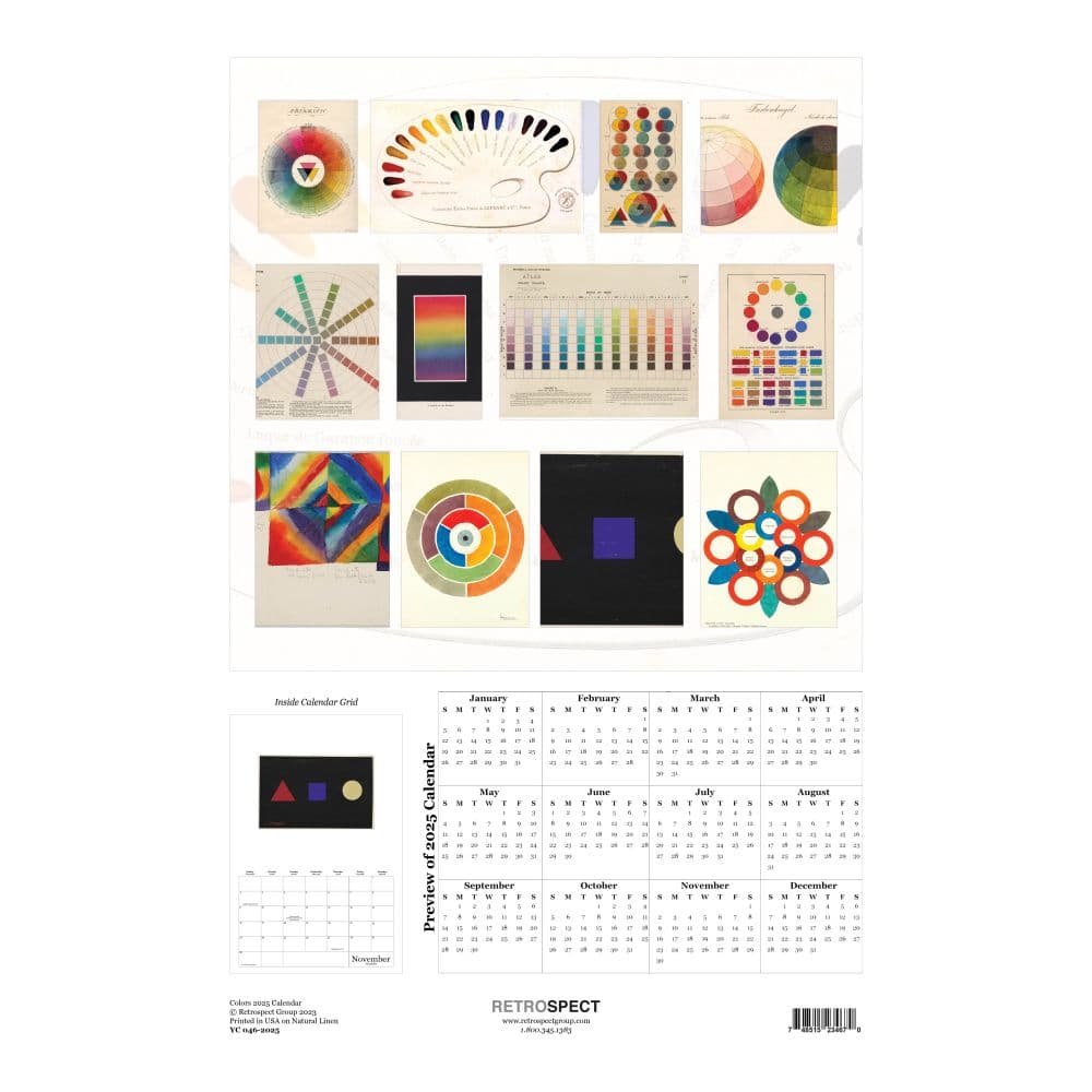 Colors Poster 2025 Wall Calendar First Alternate Image width="1000" height="1000"