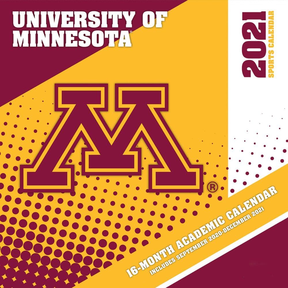 2021 Minnesota Golden Gophers Calendars