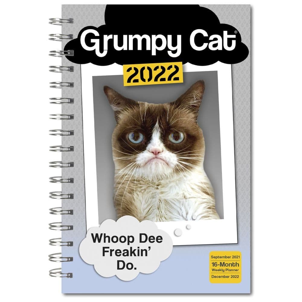 Grumpy Cat 2022 Calendar Grumpy Cat 2022 Planner - Calendars.com