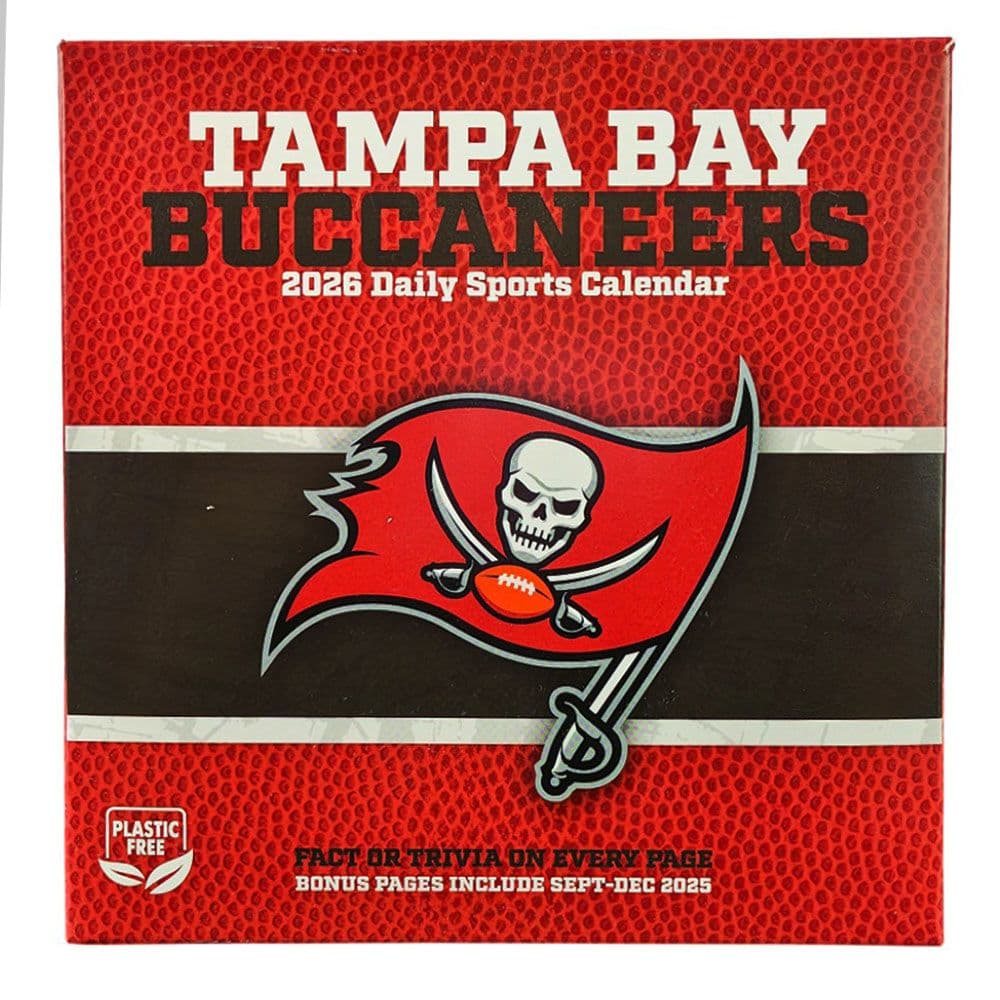 NFL Tampa Bay Buccaneers 2026 Desk Calendar First Alternate Image
