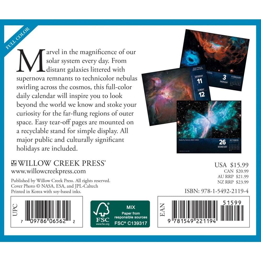 Astronomy 2022 Desk Calendar - Calendars.com