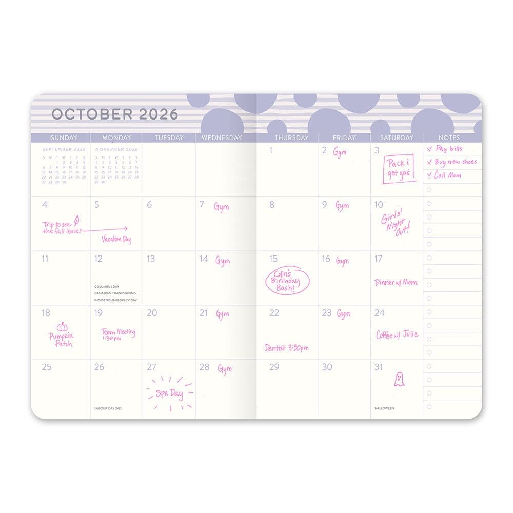 Darling Dots Monthly Pocket 2026 Planner Fifth Alternate Image