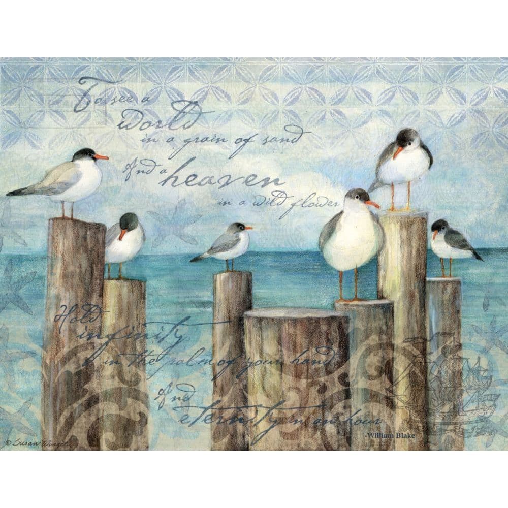 Coastal Breeze Note Cards by Susan Winget Main Image