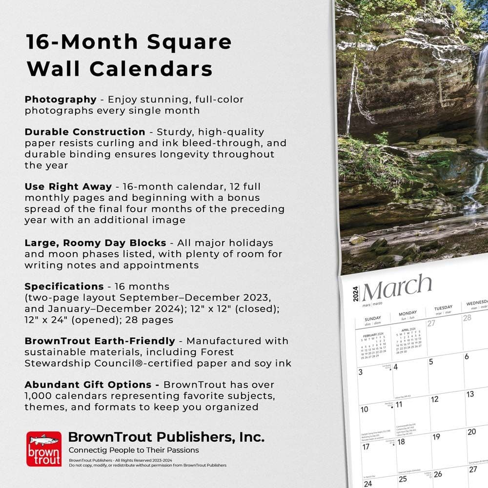 Illinois Wild and Scenic 2024 Wall Calendar Fourth Alternate  Image width=&quot;1000&quot; height=&quot;1000&quot;