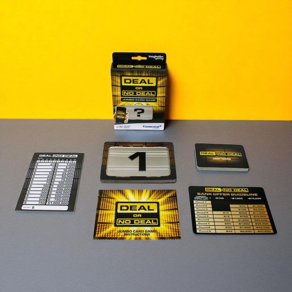 Deal or No Deal Jumbo Card Game Second  Alternate Image