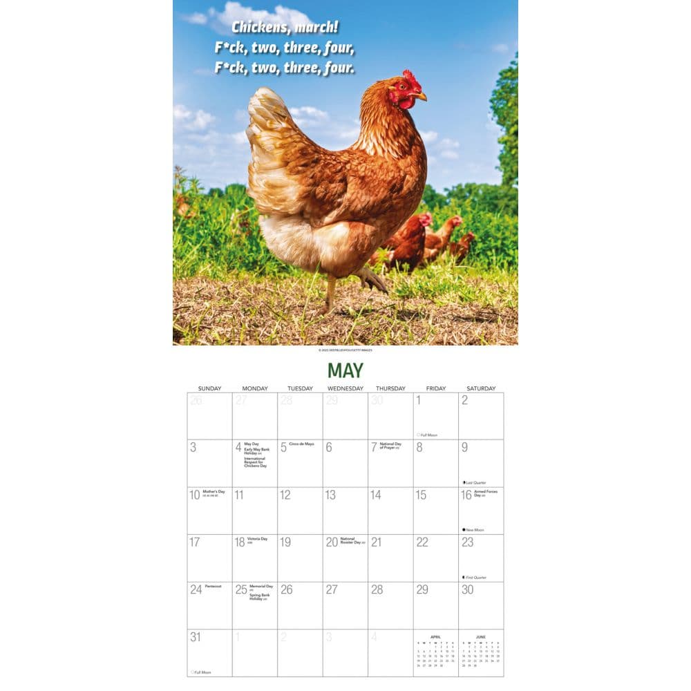 Extremely Fowl 2026 Wall Calendar Third Alternate Image