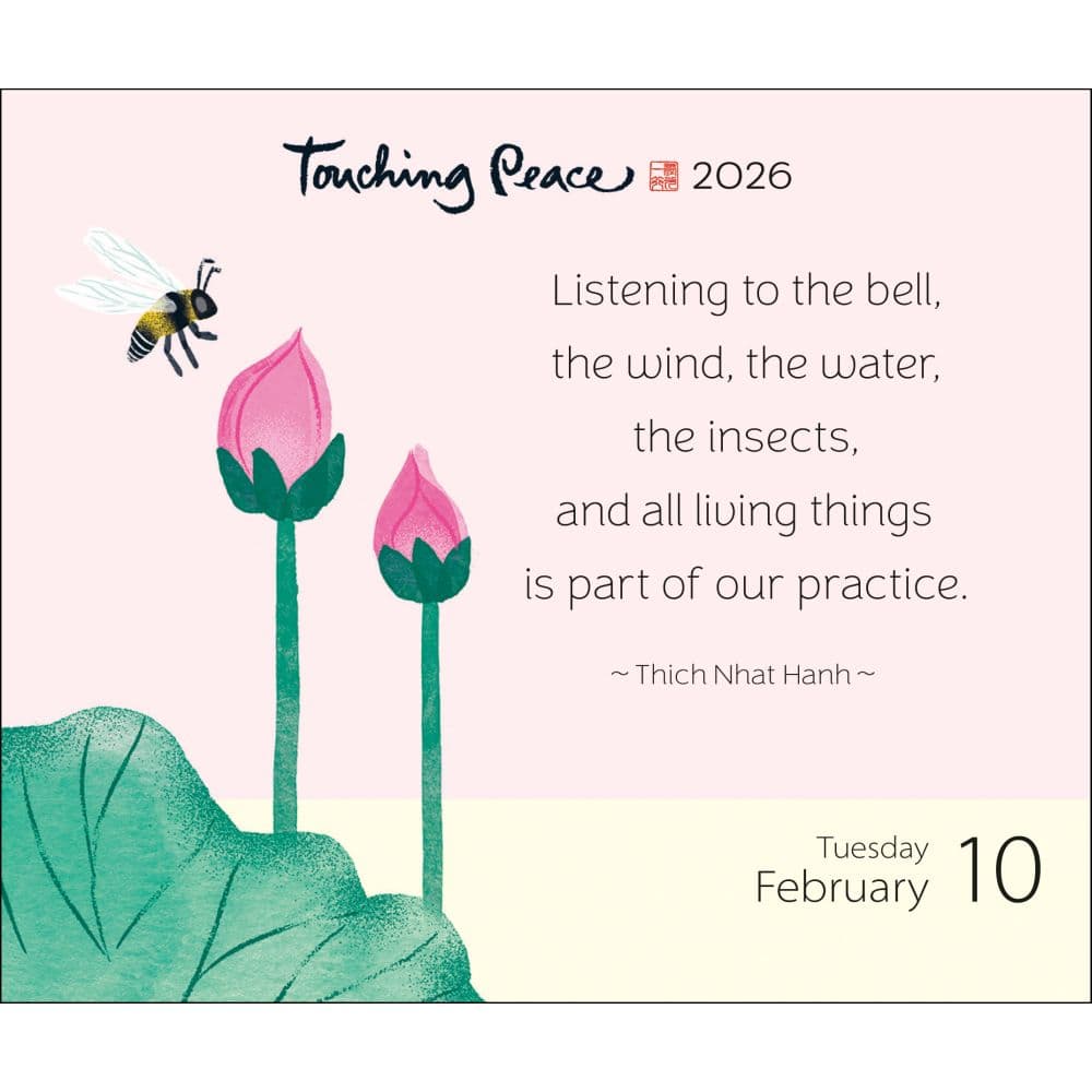 Thich Nhat Hanh 2026 Desk Calendar Third Alternate Image