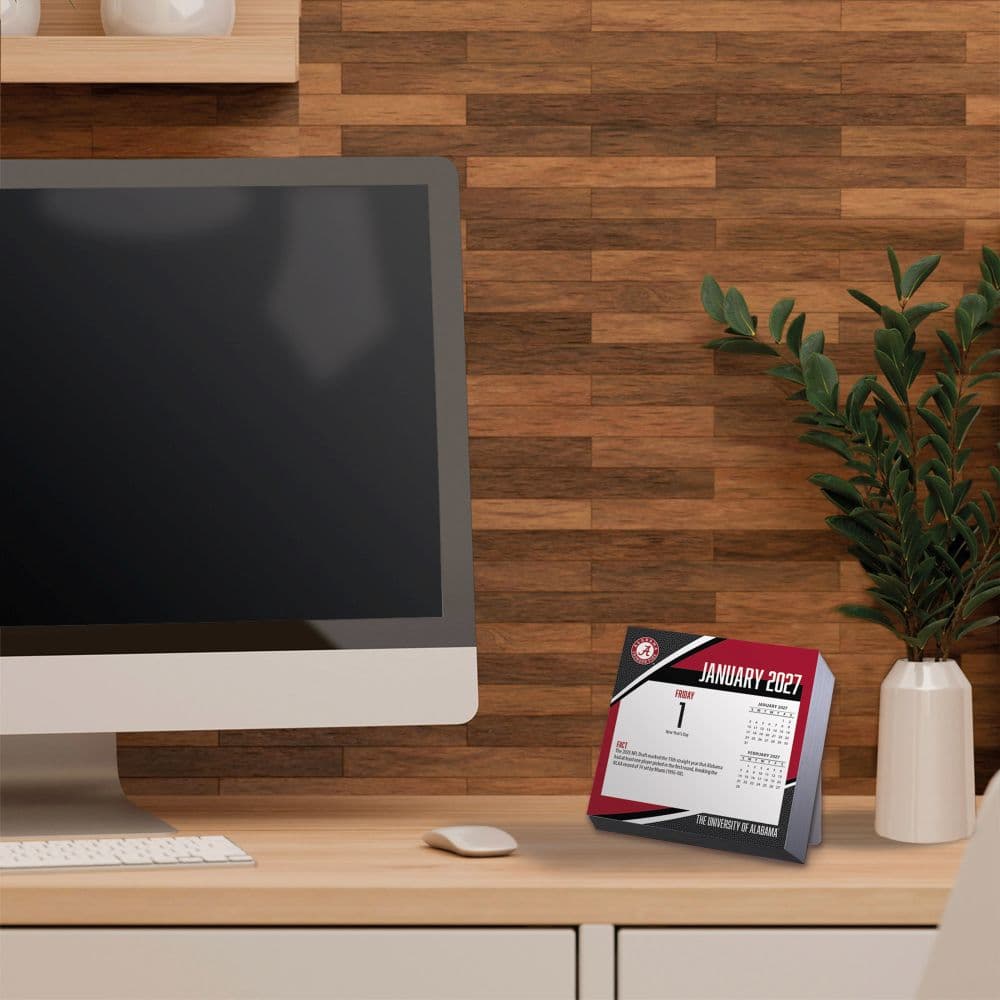 Alabama Crimson Tide 2027 Desk Calendar Sixth Alternate Image