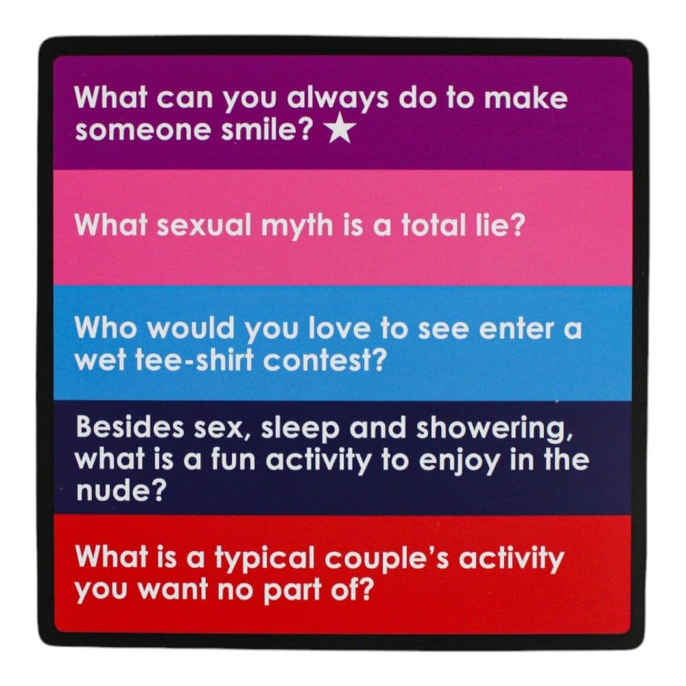 Adult Loaded Questions Board Game 
Fifth Alternate Image