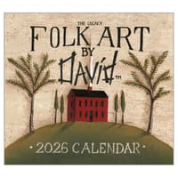 image Folk Art by David Harden 2026 Mini Wall Calendar Main Image