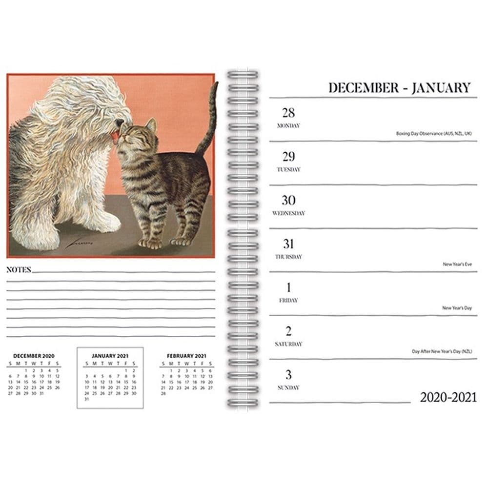 American Cat Spiral Engagement Planner by Lowell Herrero