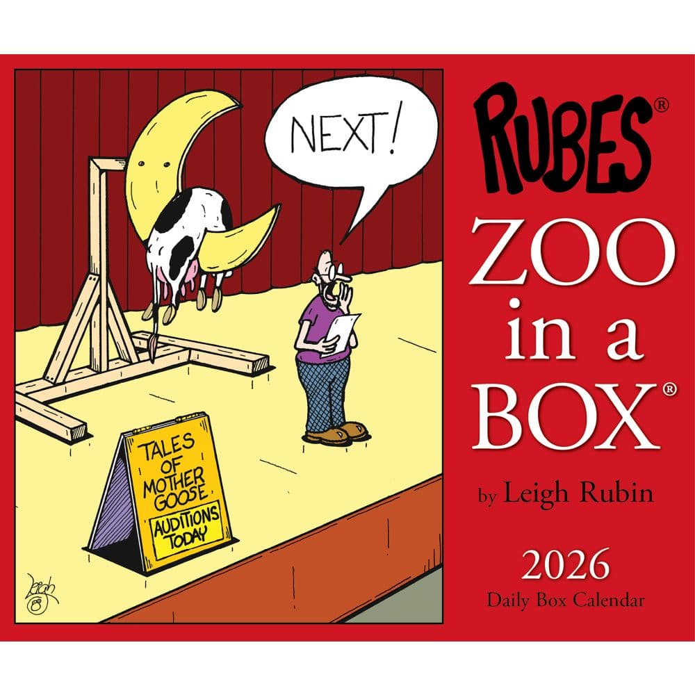 Rubes Zoo In A Box by Leigh Rubin 2026 Desk Calendar Fourth Alternate Image