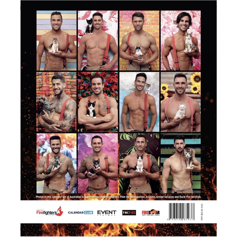 Australian Firefighters Cat 2024 Wall Calendar - Calendars.com