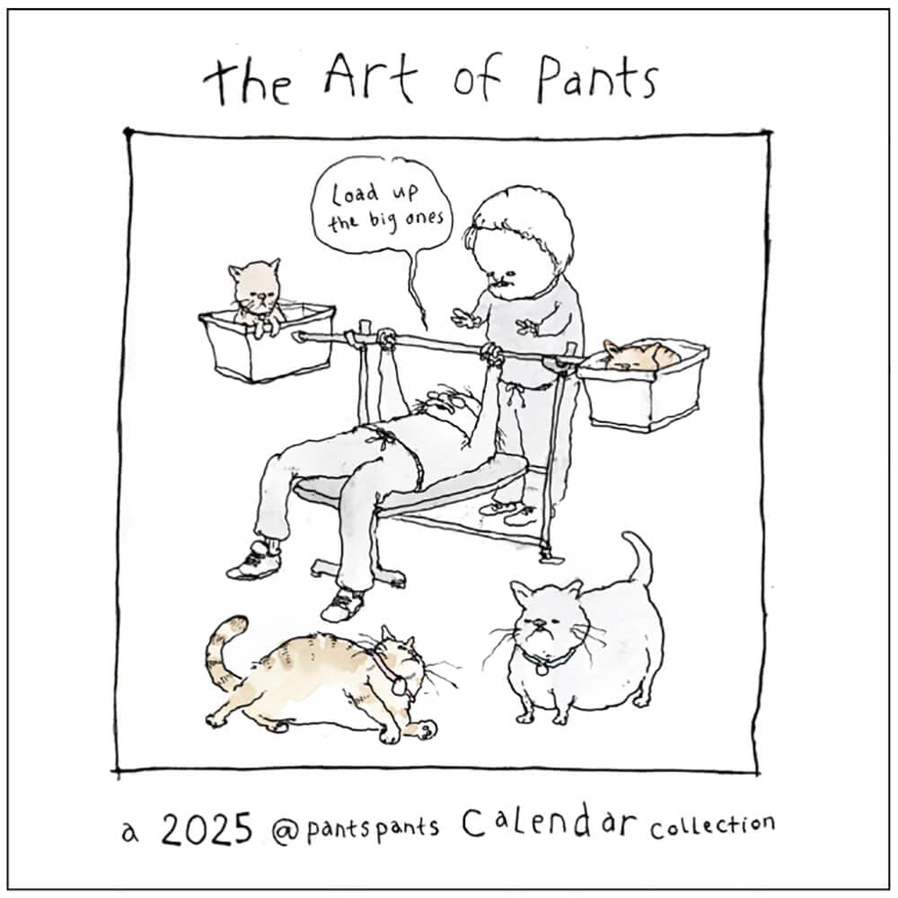 Art of Pants 2025 Wall Calendar