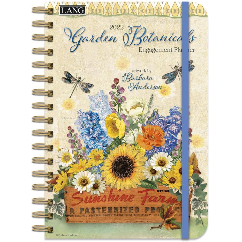 Garden Botanicals 2022 Spiral Engagement Planner