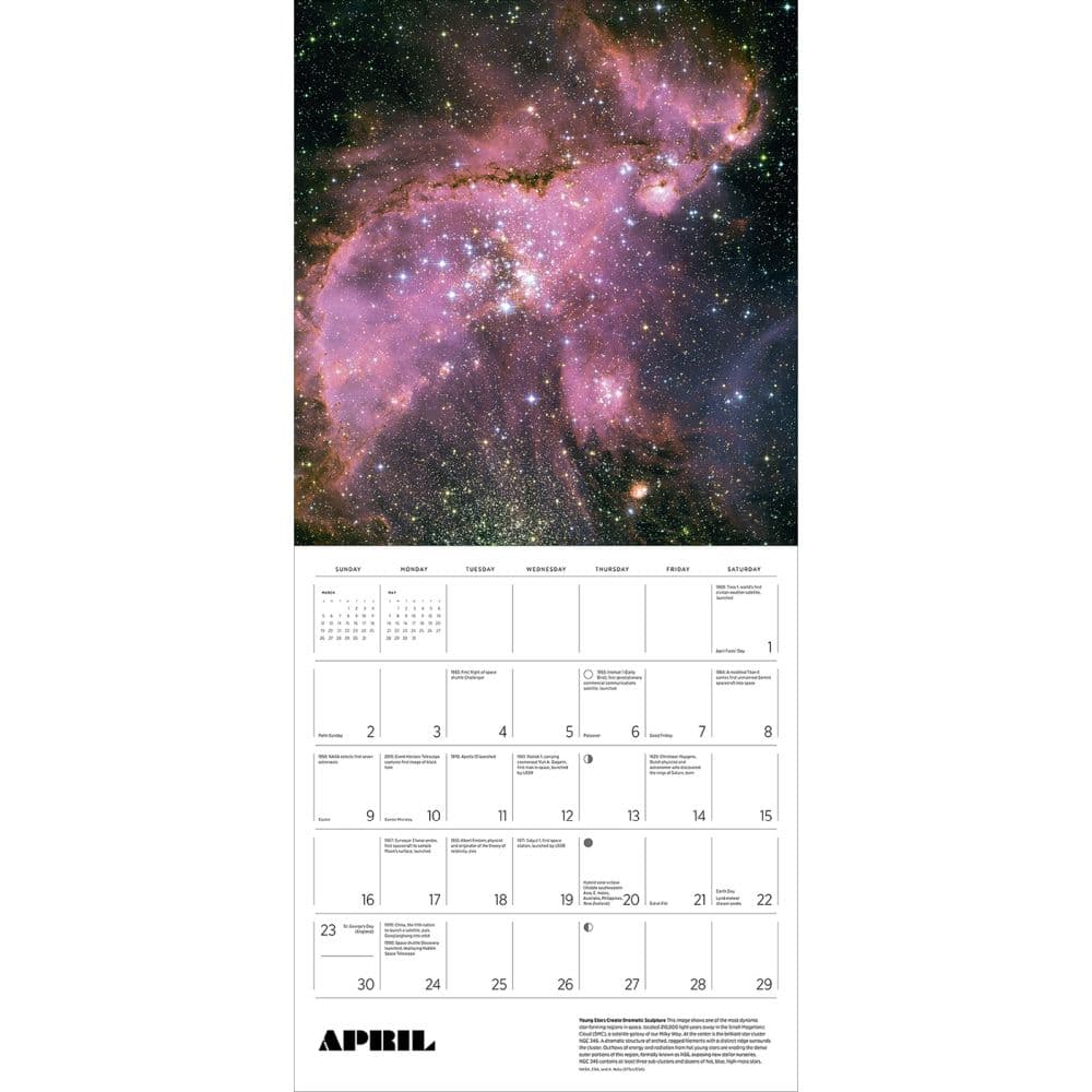 Hubble Telescope 2023 Wall Calendar - Calendars.com