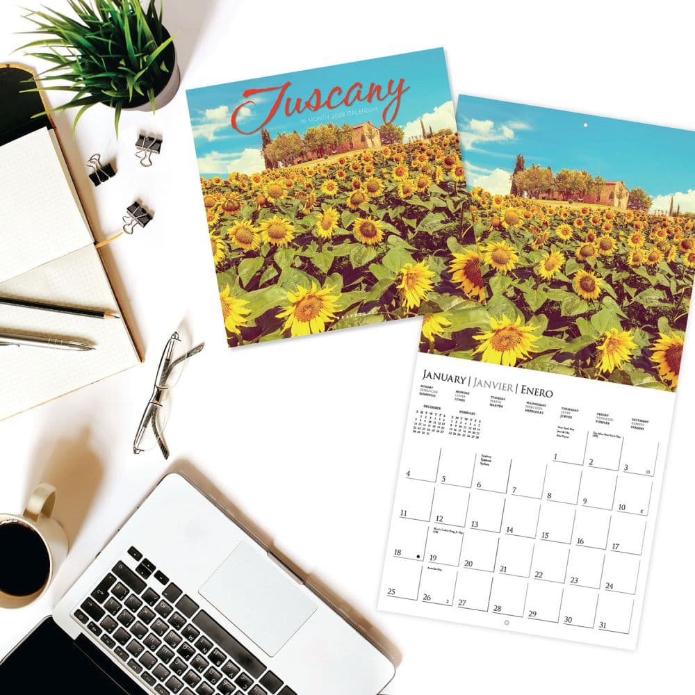 Tuscany 2026 Wall Calendar Fourth Alternate Image