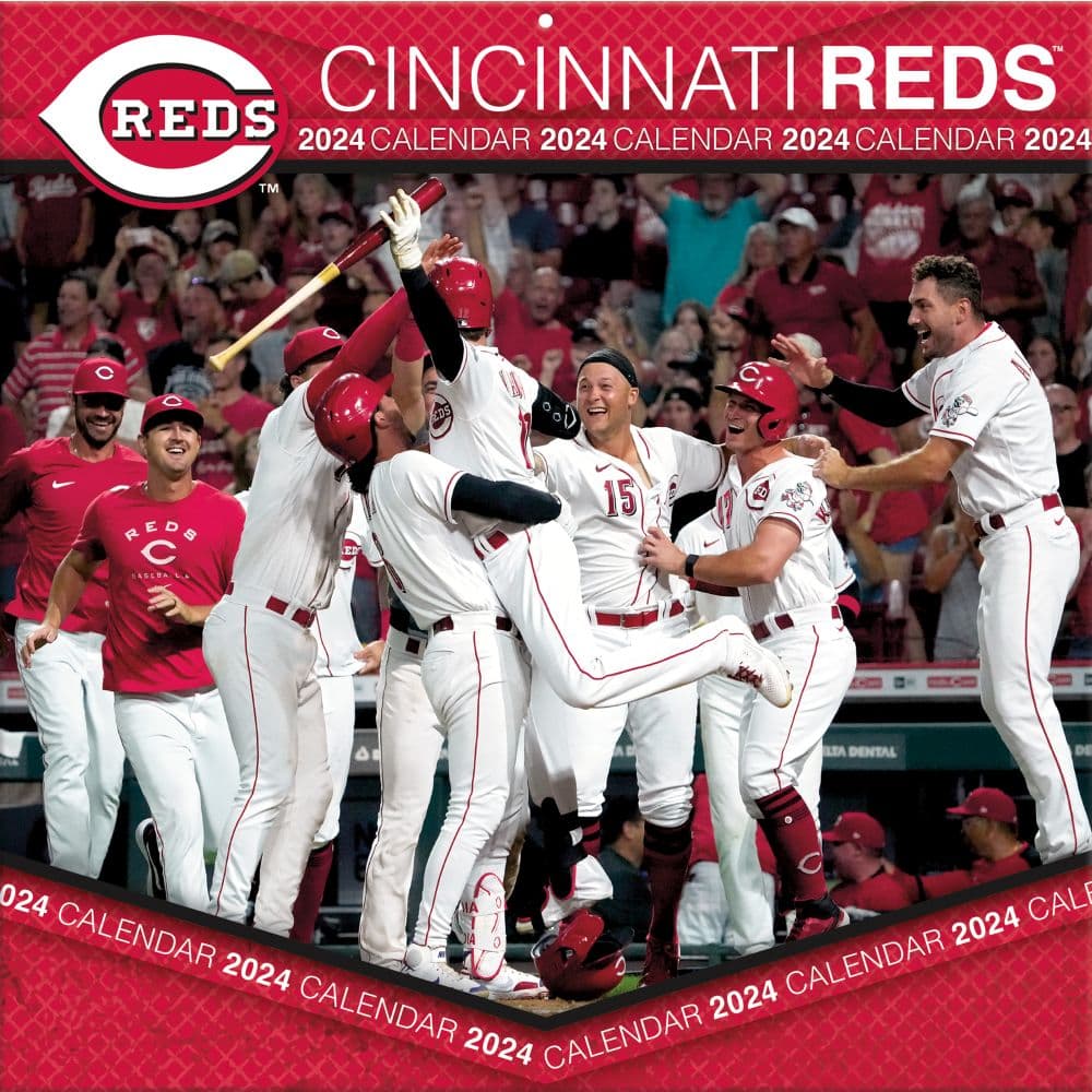 Cincinnati Reds 2024 Desk Calendar - Marge Samaria