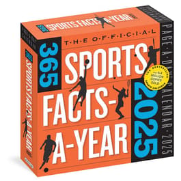 365 Sports Facts Page-A-Day 2025 Desk Calendar