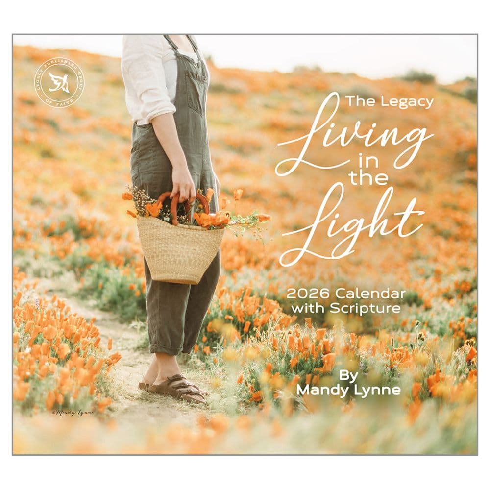 Living in the Light by Mandy Lynne 2026 Wall Calendar Main Image