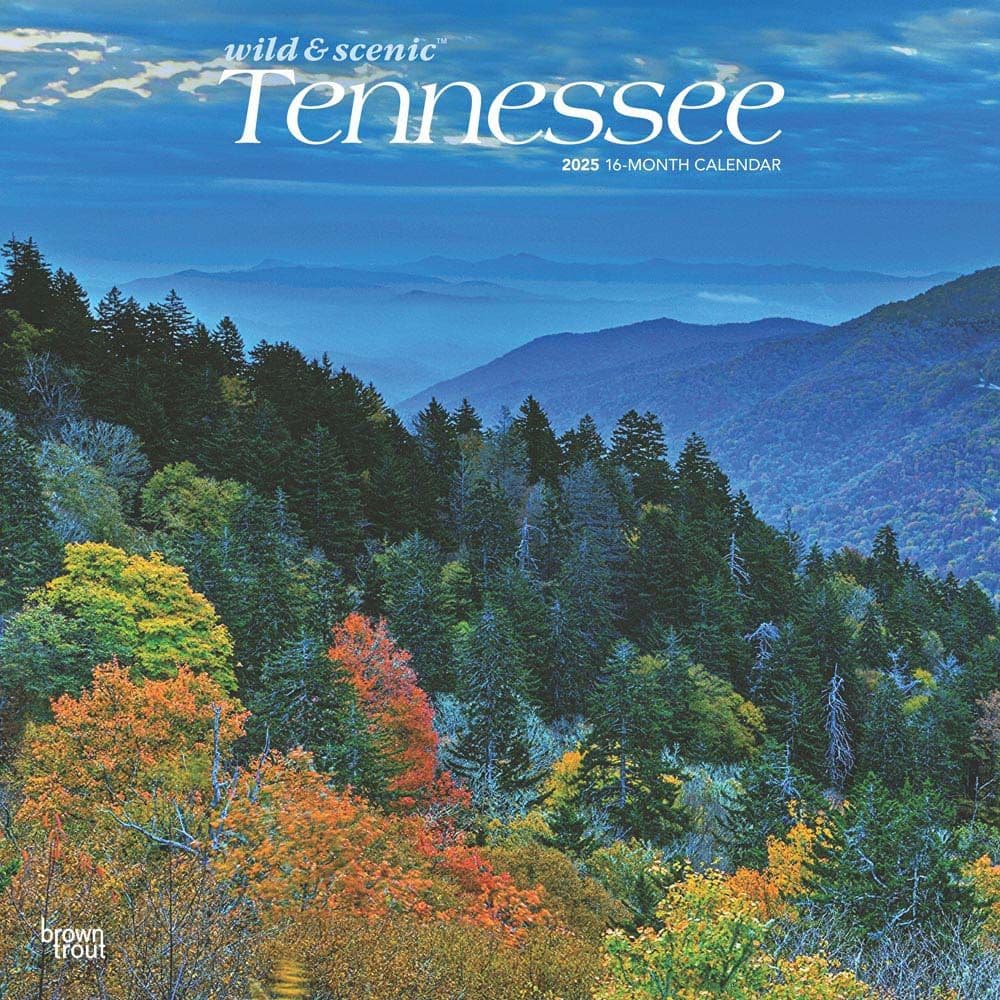 Tennessee Wild and Scenic 2025 Wall Calendar