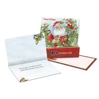 image Woodland Santa Petite Christmas Cards Third Alternate Image