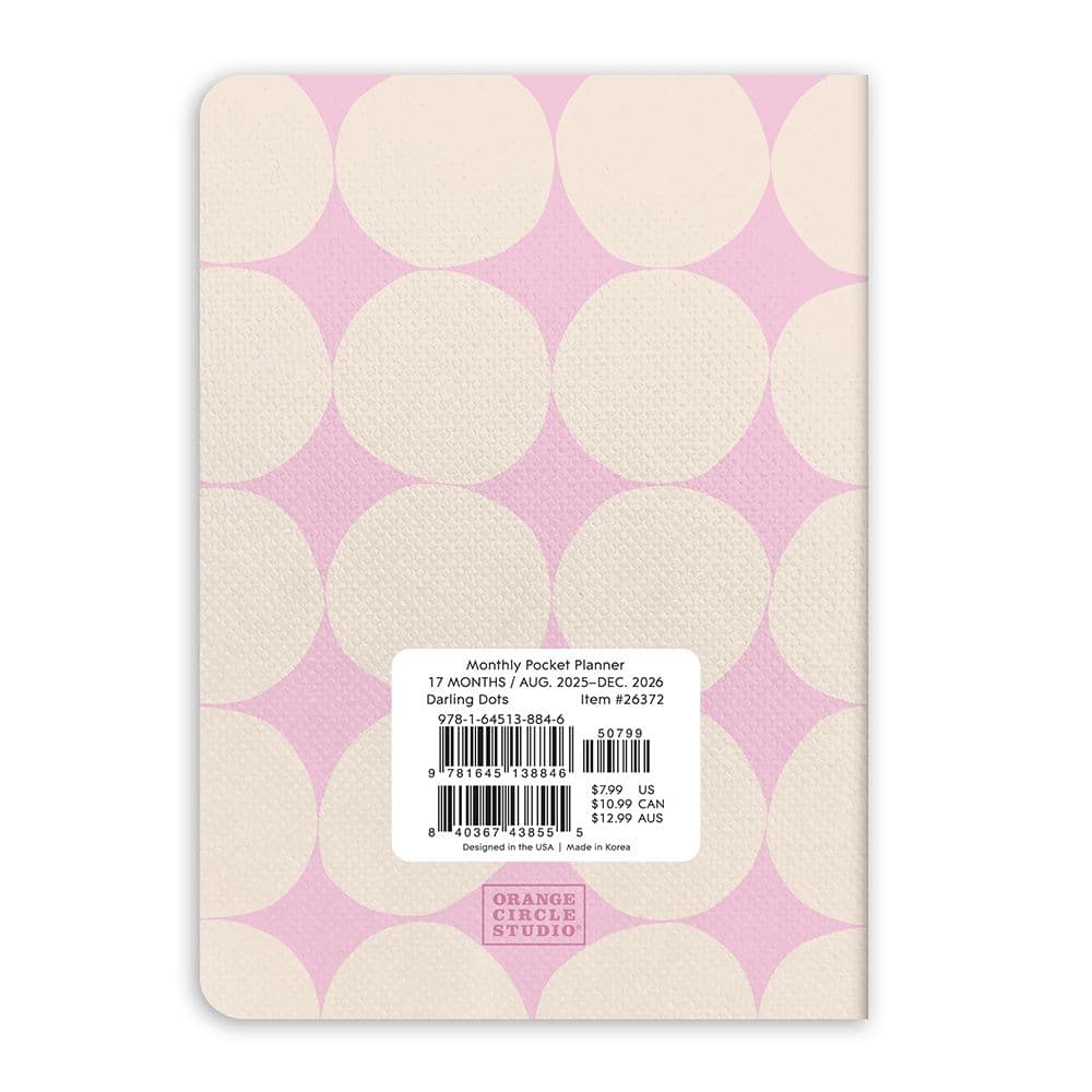 Darling Dots Monthly Pocket 2026 Planner First Alternate Image