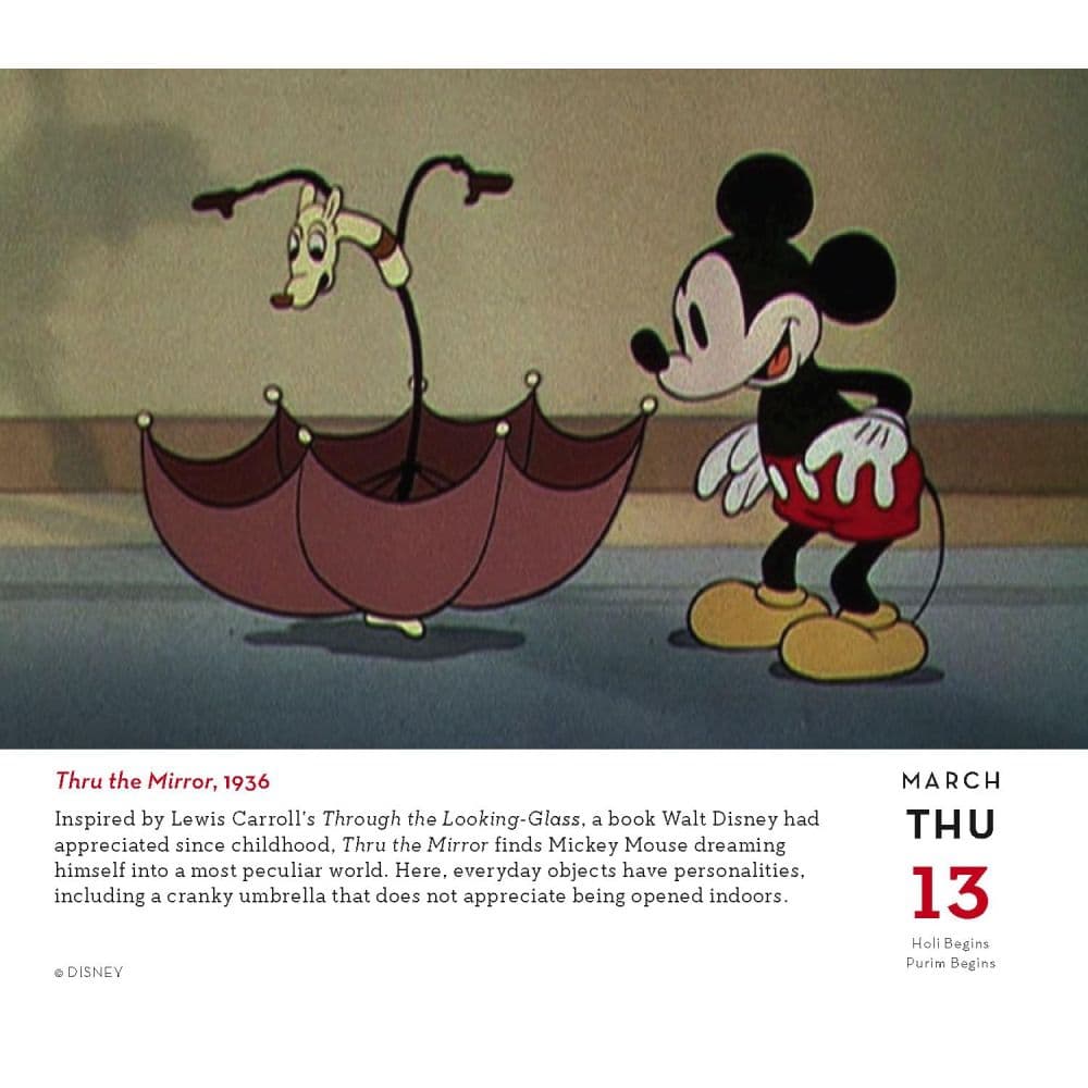 Disney A Year of Animation 2025 Desk Calendar Fourth Alternate Image width=&quot;1000&quot; height=&quot;1000&quot;