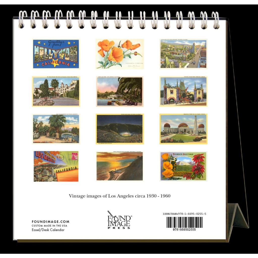 Los Angeles Nostalgic 2024 Easel Desk Calendar First Alternate Image width=&quot;1000&quot; height=&quot;1000&quot;