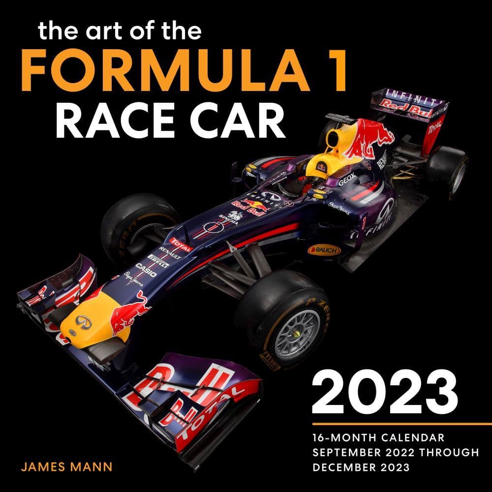 Formula 1 Race Car 2022 Wall Calendar