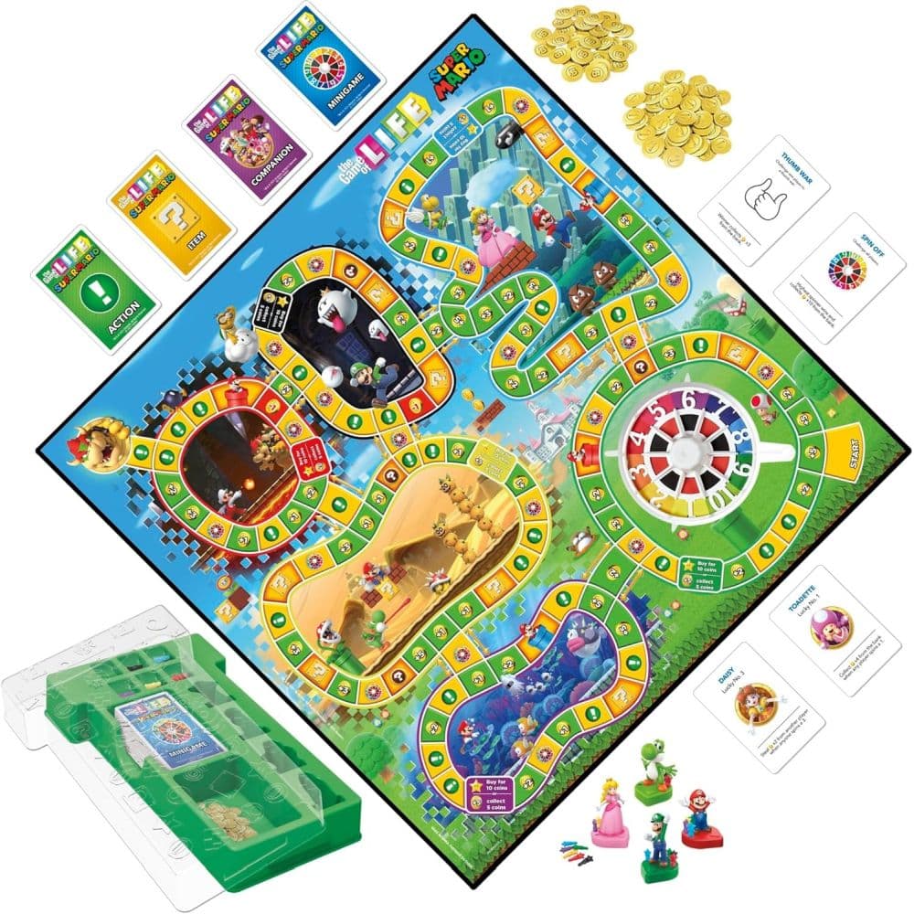 Game of Life Super Mario Board Game First Alternate Image