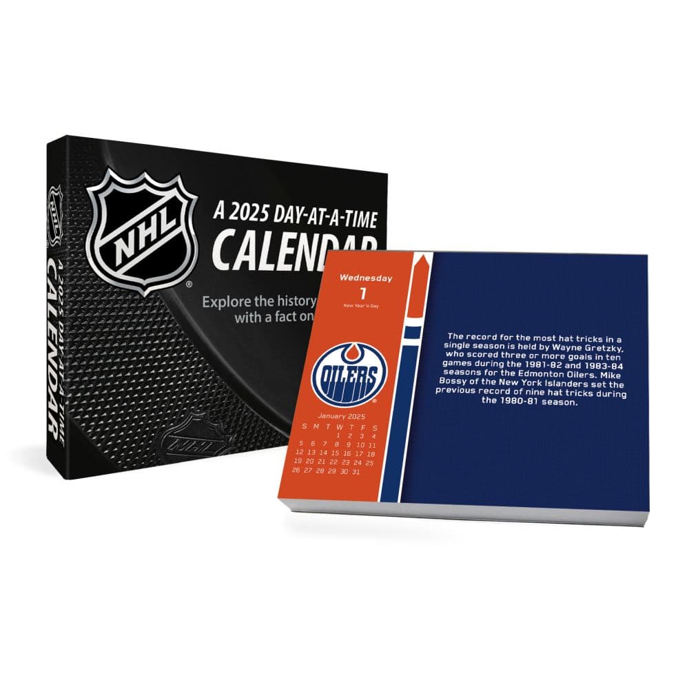 NHL 2025 Desk Calendar Main Image