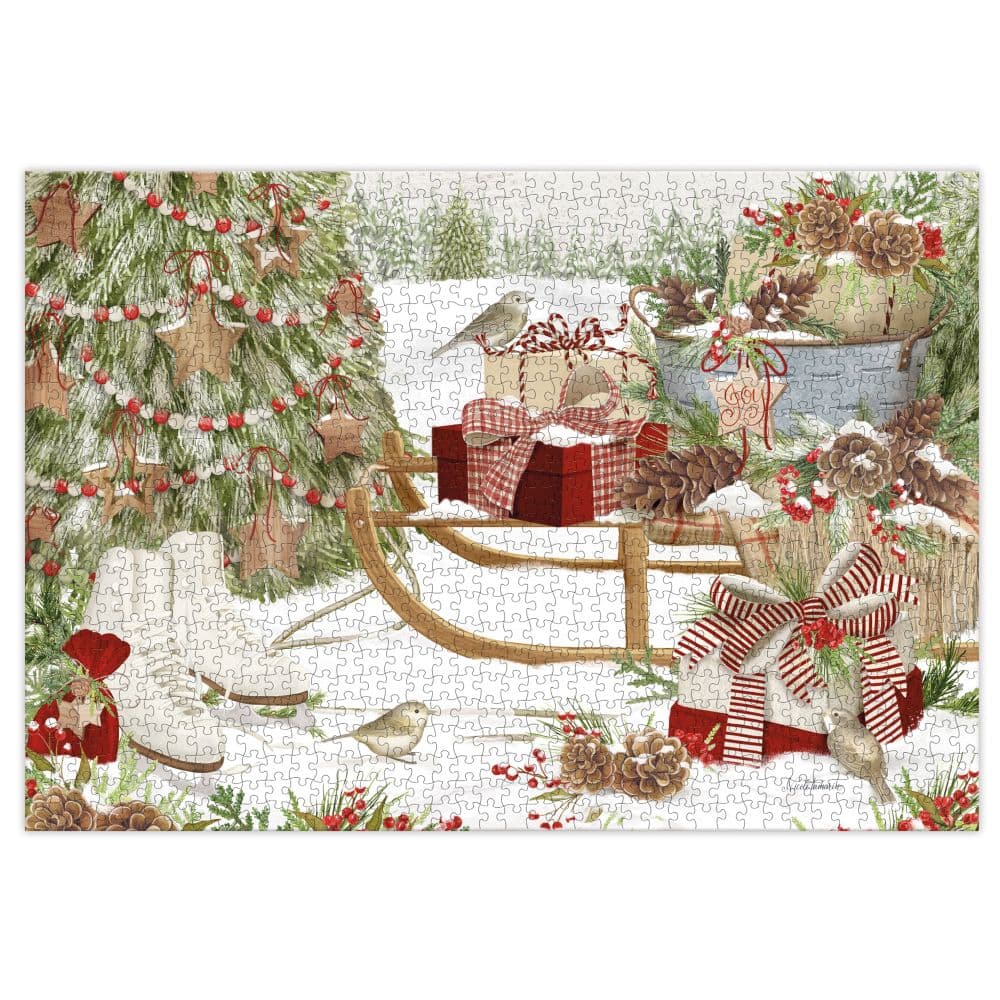 Snow and Cocoa Luxe 1000 Piece Puzzle Main Product Image First Alternate Image