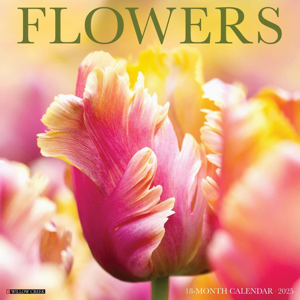 Flowers 2025 Wall Calendar  Main Image