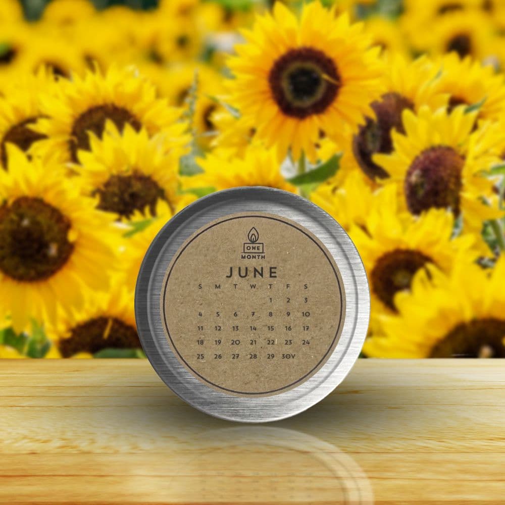 June Candle - Grapefruit + Basil calendar image