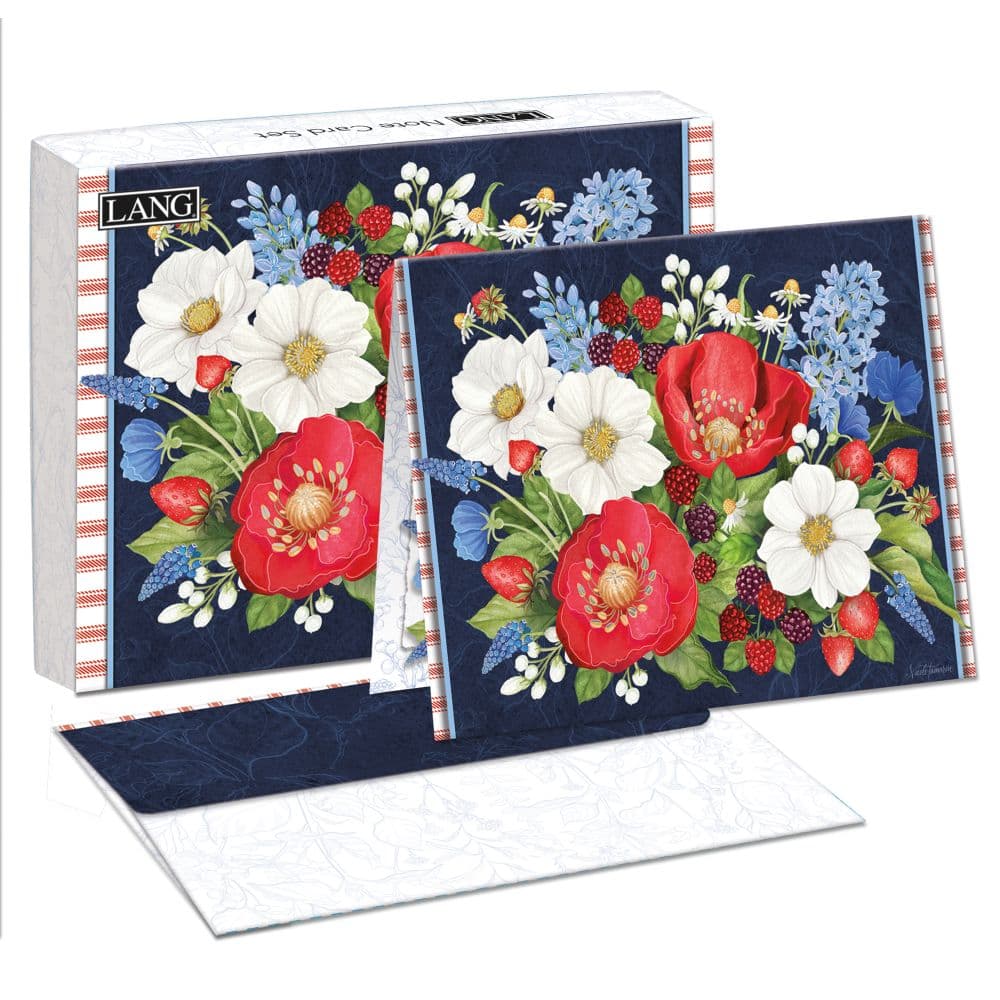 image Strawberry Summer Boxed Note Cards by Nicole Tamarin