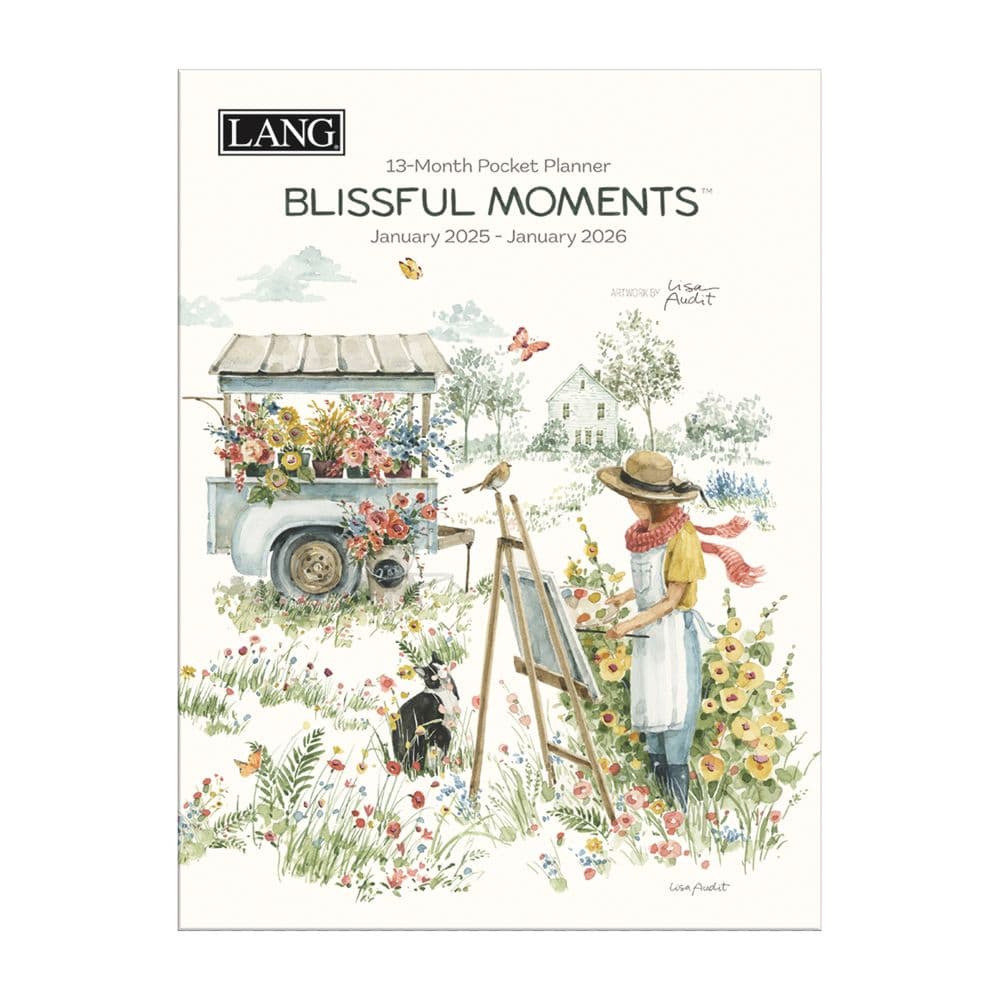 image Blissful Moments by Lisa Audit 2025 Monthly Pocket Planner _Main Image