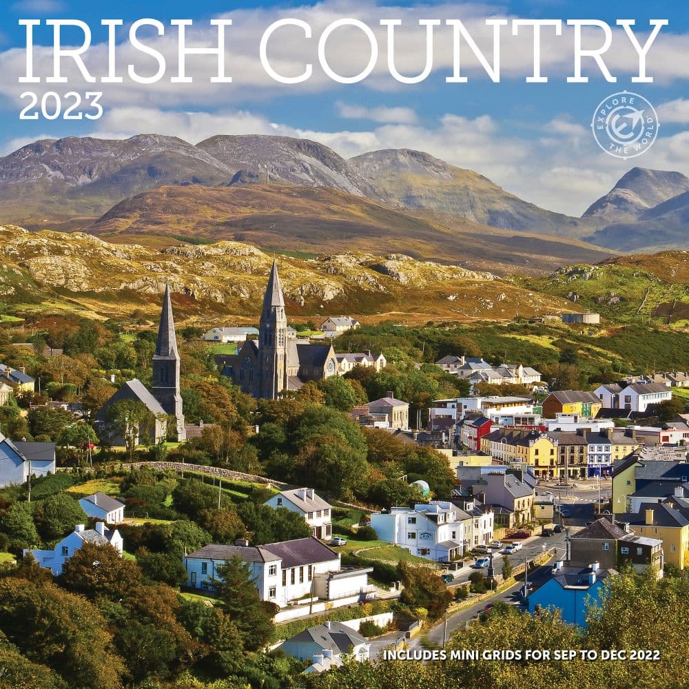 Ziga Media Irish Country 2023 Wall Calendar