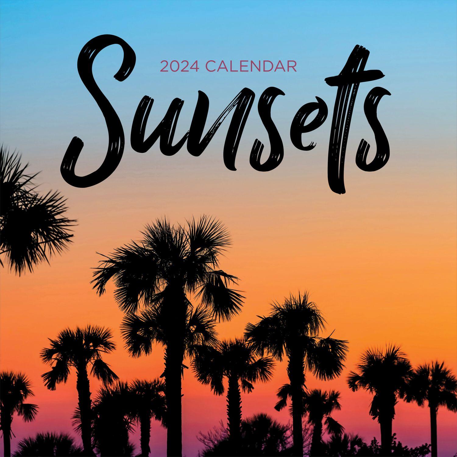 Sunsets 2024 Wall Calendar