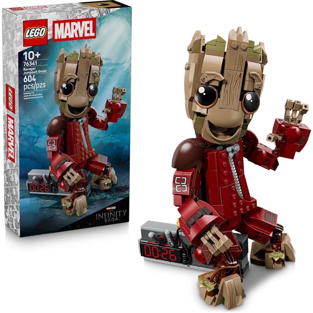 LEGO Marvel Ravager Jumpsuit Groot Building Set Main Product Image