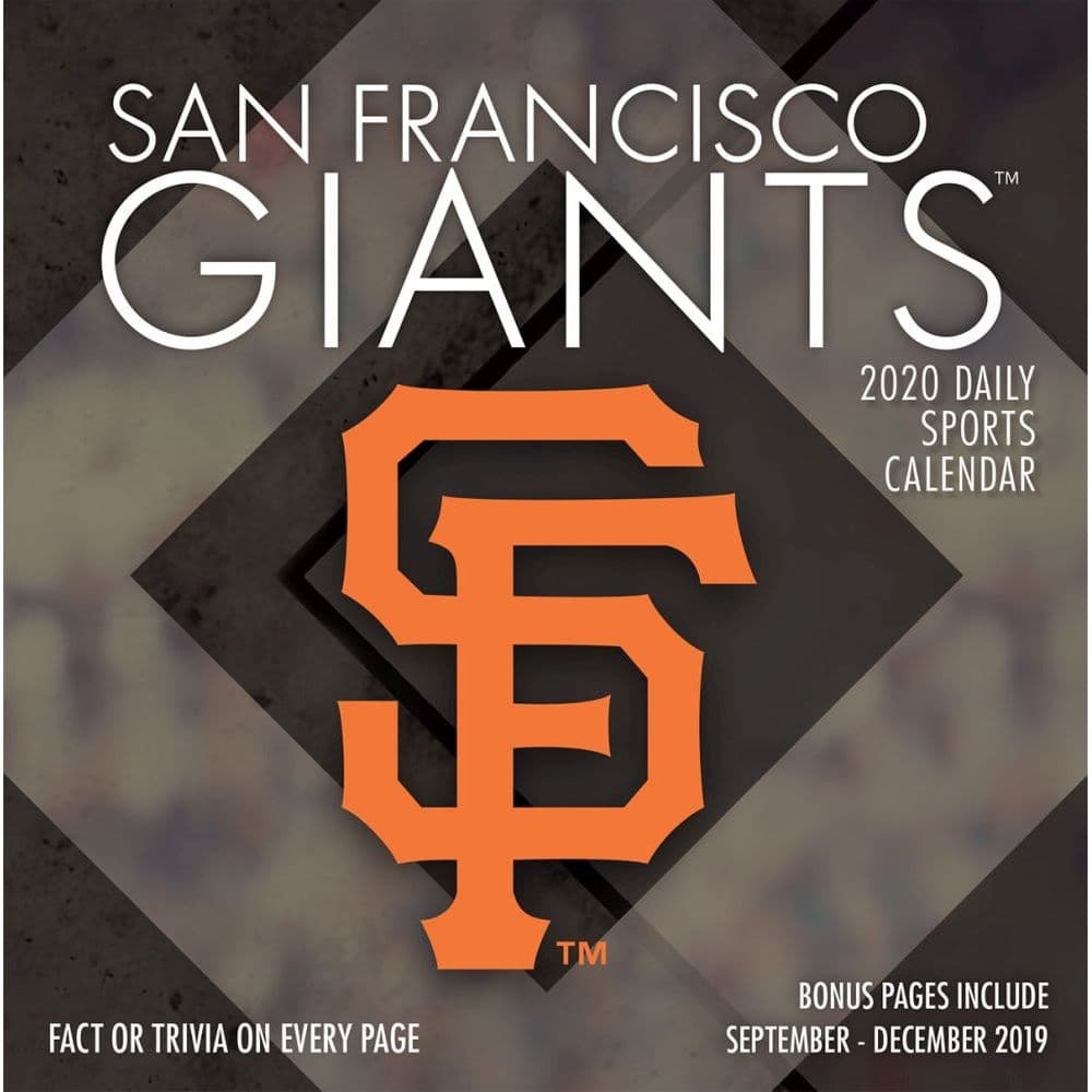 2021 San Francisco Giants Calendars Sports Calendars