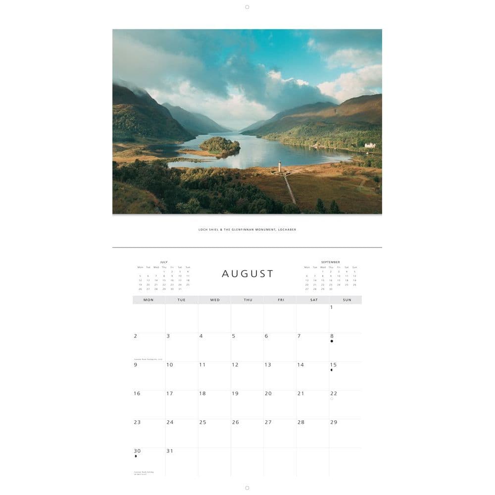 Scottish Highlands Wall Calendar