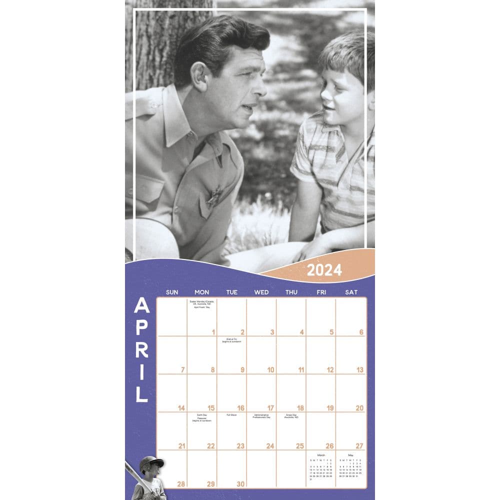Andy Griffith Show 2024 Wall Calendar